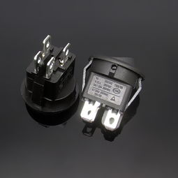 供應(yīng)小貓眼圓形KCD帶燈藍(lán)色翹板電源開關(guān) 特性、應(yīng)用與研發(fā)價值